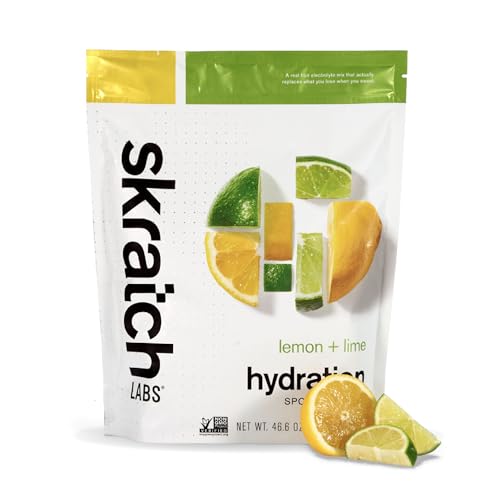 Skratch Labs Hydration Powder | Sport Drink Mix | Electrolytes Powder for Exercise, Endurance, and Performance | Lemon + L...