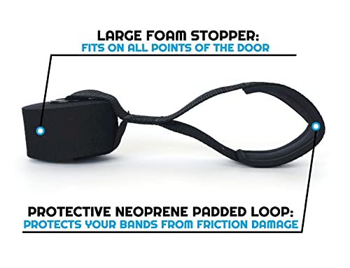 BOSS FITNESS PRODUCTS - Extra Large Heavy Duty Door Anchor - Great for Resistance Bands, Physical Therapy Bands, and Close...