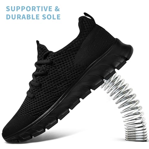 GDEKLO Mens Running Shoes Walking Tennis Sneakers Slip on Gym Workout Athletic Lightweight Casual Sport Shoes