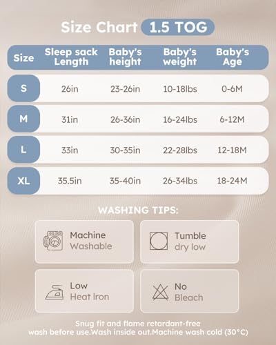 Yoofoss Fleece Baby Sleep Sack 6-12 Months with Plush Dots, TOG 1.5 Baby Wearable Blanket with 2-Way Zipper, Cotton Toddle...