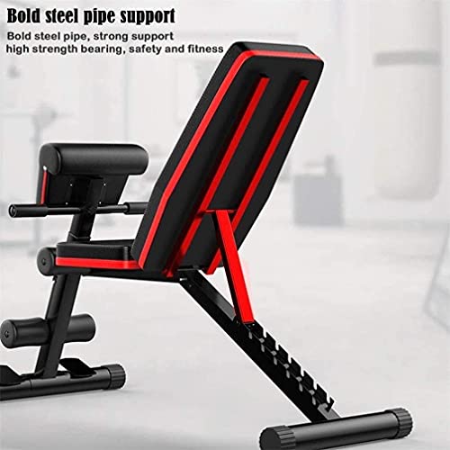 SLGGPJBU Adjustable Weight Bench Home Gym Sit Up Bench Multi-purposed Incline Decline Fitness Bench Fitness Dumbbell Stool
