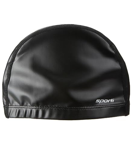 Sporti Thermal Swim Cap - Black