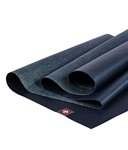 Manduka eKO SuperLite Yoga Mat - 1.5mm Natural Rubber | Foldable & Travel Friendly | Soft Textured Surface | Eco-friendly