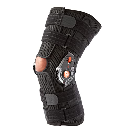 Breg Recover Knee Brace, Long, Airmesh, Open Back, Wraparound (X-Large)