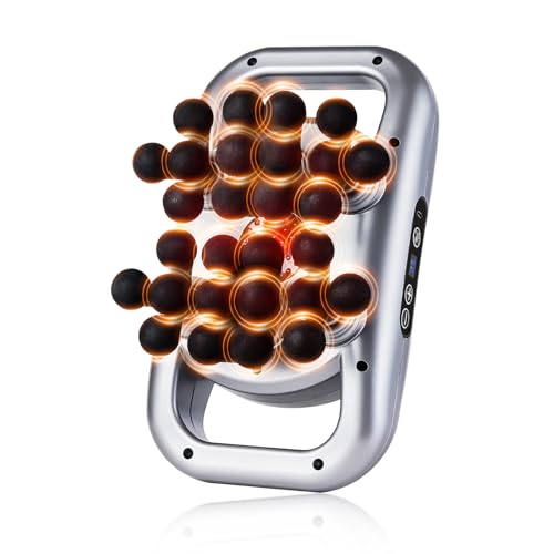 Massage Gun, 28 Head Foot Back Neck Shoulder Massager with 9 Adjustable Multi-Modes & Intensities, Fascia Gun for Athlete...