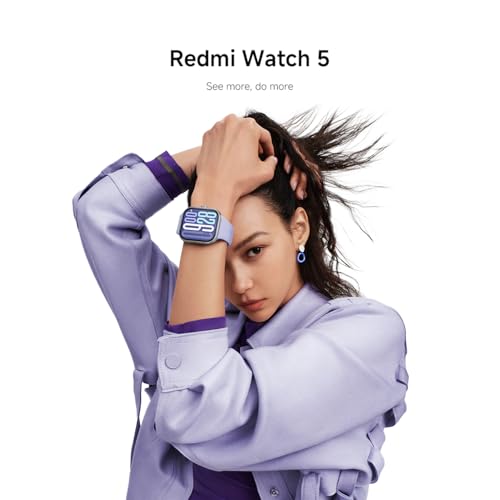 XIAOMI Redmi Watch 5 Smartwatch, 2.07" LCD Display, 24 Days of Bat Life, 150+ Sports Modes, 2 MIC 5ATM Waterproof, Bluetoo...