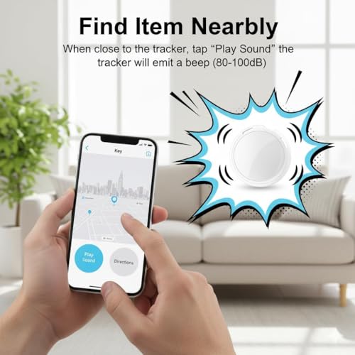 No Subscription GPS Tracker for Vehicles Work with Find My (iOS Only) Real Time Global No Monthly Fee Mini Hidden Car Trac...