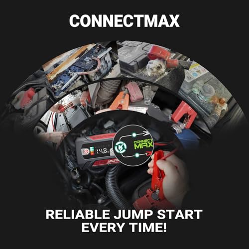 LOKITHOR JT400 Jump Starter and Battery Tester, 2500A Car Battery Booster, Portable 12V Jump Box for Up to 8.5L Gas or 6.5...