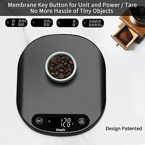 Vitafit 33lb/15kg Digital Food Scale in High Precision 0.1oz/1g, Our Own Kitchen Scale Professional Factory Since 2001, Ho...