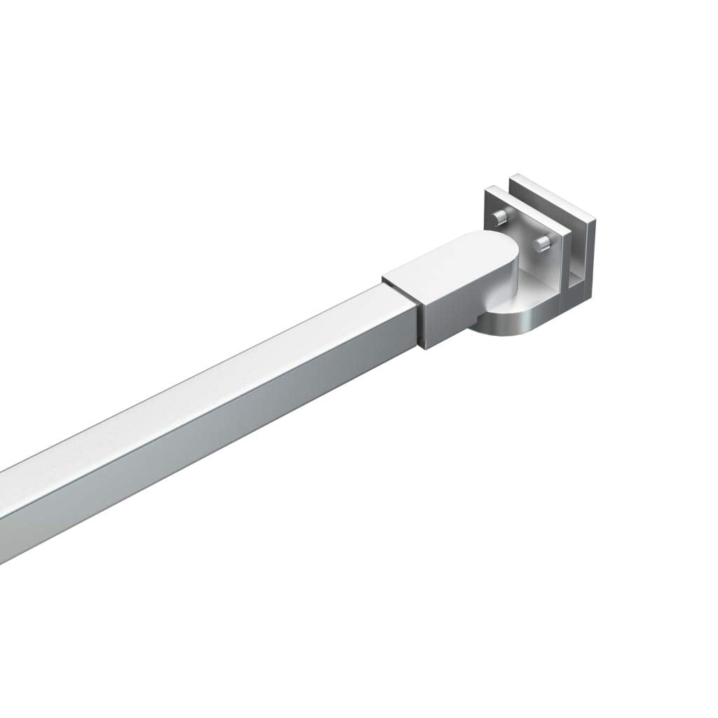 vidaXL Support Arm for Bath Enclosure Stainless Steel 27.6in-47.2in Chrome/Silver Model 146229