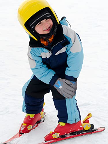 Hicarer 4 Pairs Winter Gloves for Kids Waterproof Snow Ski Gloves Girls Boys Warm Unisex Youth Clothes for Cold Weather
