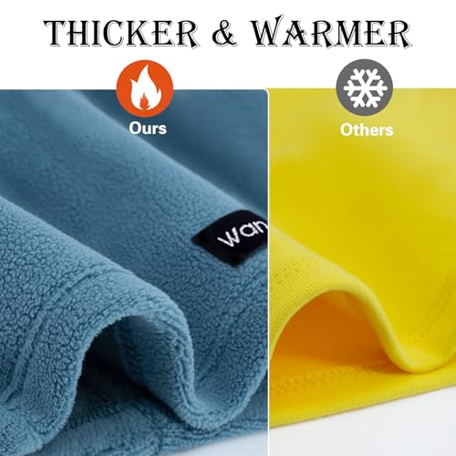 Fleece Balaclava Ski Mask, Winter Warm Full Face Mask Cover for Men Women Cold Weather Skiing Motorcycling Climbing