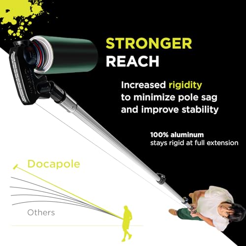 DOCAZOO DOCA Telescoping Pole 7-30 Ft - Extension Pole for Cleaning, Feather Duster, Window Washing Kit, Paint Roller, Win...