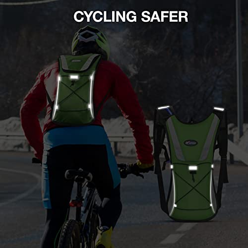 KUYOU Running Hydration Vest - Lightweight Insulated Hydration Backpack with 2L Water Bladder, Adjustable Chest Straps and...