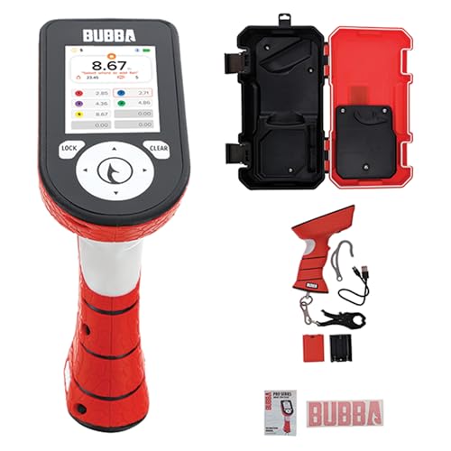 BUBBA Pro Series Smart Fish Scale - Tournament Fishing Tool with Bluetooth & Rechargeable Battery - 3 Modes, Digital Color...