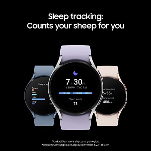 SAMSUNG Galaxy Watch 5 40mm LTE Smartwatch w/ Body, Health, Fitness and Sleep Tracker, Improved Battery, Sapphire Crystal ...