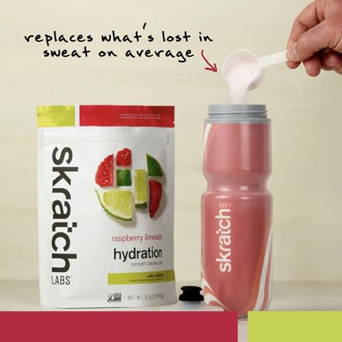 Skratch Labs Hydration Powder | Sport Drink Mix | Electrolytes Powder for Exercise, Endurance, and Performance | Raspberry...