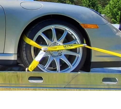 Mytee Products Roll Back Tie Down System Chain Ends 8 Point Tie Down Kit for Car Hauler Carrier Tow Truck - 14ft