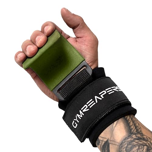 Gymreapers Weight Lifting Hooks (Pair), Heavy Duty Power Wrist Straps Hand Grip Support For Deadlifts, Pull Ups, Shrugs - ...