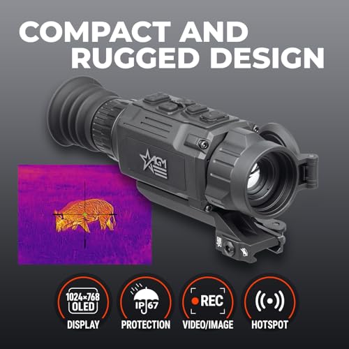 AGM Global Vision Rattler V2 Thermal Imaging Rifle Scope for Hunting. High Resolution Thermal Scope with High Sensitivity ...