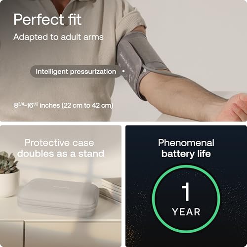 Withings BPM Vision – Smart Arm Blood Pressure Monitor | FDA-Cleared | Easy-to-use, Accurate Systolic & Diastolic Measurem...