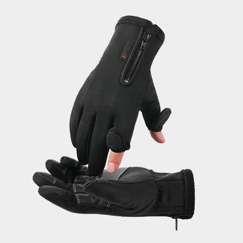 Bakovity Women's Men's Winter Gloves, Cold Weather Warm Gloves,Running,Hiking,Fishing,Hunting,Finger Touch Screen Gloves