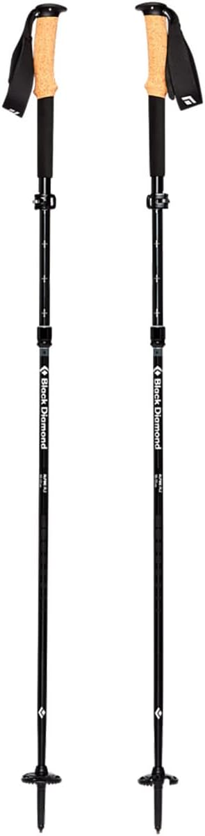 Black Diamond Unisex Alpine Flz Trekking Poles, Black,