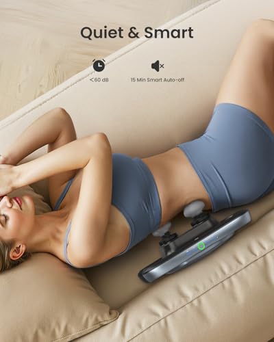 RENPHO Massage Gun Deep Tissue, Handheld Neck Massager with Replaceable 4-Head and Plate, Muscle Percussion Massage Tool f...