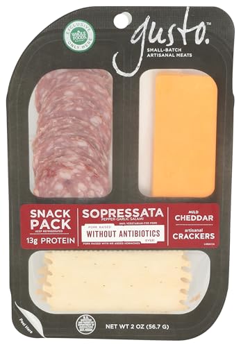 Gusto Sopressata Cheddar Snack Pack, 2 Oz