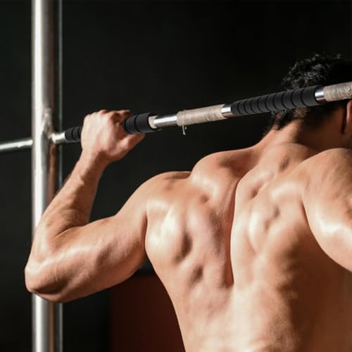 Kisangel 3pcs Pull up Bar Grips, No-Slip Foam Grip Tubing, Sponge Pull-up Sleeve Handlebar Pads for Horizontal Protector Pad