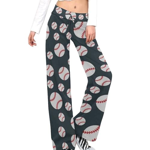DUMIERTKL Yoga Pants Women, Casual Loose Lounge Pant, Leg Sweatpants for Gym Sport Running Daily Wear