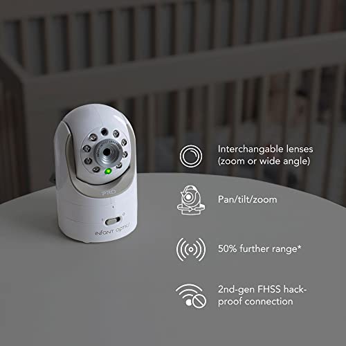 Infant Optics DXR-8 PRO Video Baby Monitor, 720P HD Resolution 5" Display, Patented A.N.R. (Active Noise Reduction), No Wi...