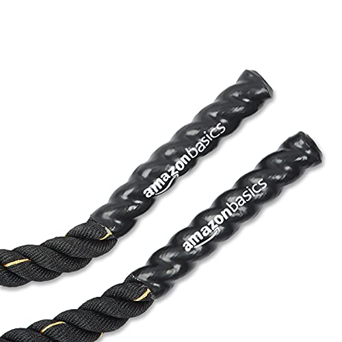 Amazon Basics Battle Rope for Home Gym Workout, Exercise Training Equipment