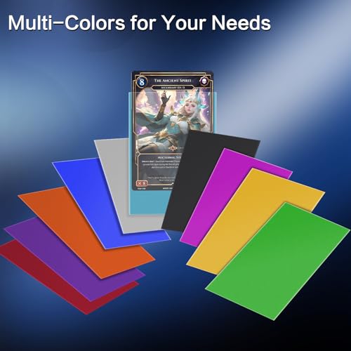 1000 Count Card Sleeves, MTG Card Sleeves for Standard Cards, 10 Colors Trading Cards Sleeves Fit for TCG, Baseball, Footb...