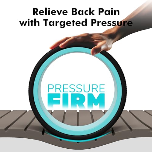 Furnhome Back Roller - Back Wheel for Deep Tissue Massage,Yoga Wheel for Back Pain & Stretching- Comfy Deep Tissue Massage...