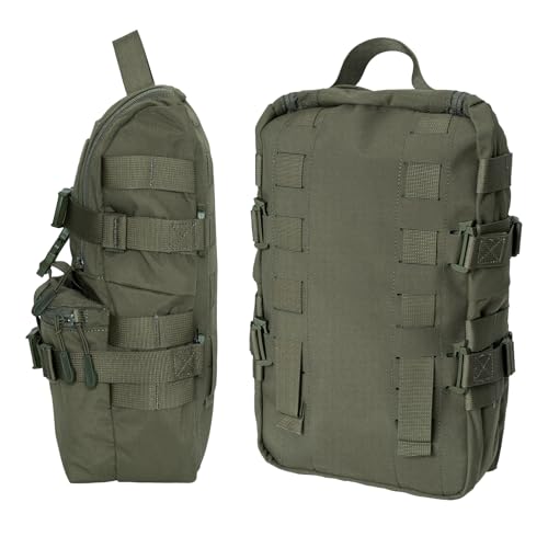 IDOGEAR SPORTS Tactical MOLLE Hydration Pack for 2L Water Bladder Reservoir Bag for Plate Carrier Outdoor Airsoft Paintball