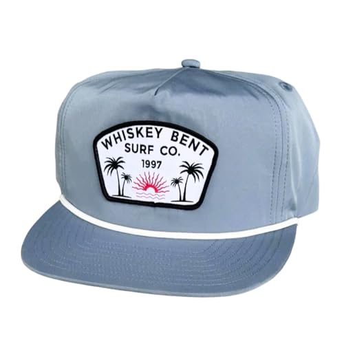 WHISKEY BENT HAT CO. Palm Beach Adjustable Snapback Rope Hat