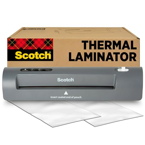 Scotch Thermal Laminator, 2 Roller System for a Professional Finish, Use for Home, Office or School, Suitable for use with...