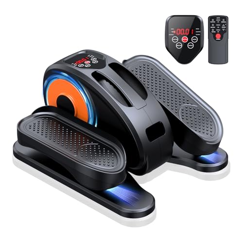 GUGTTR Under Desk Elliptical Machine, Electric Elliptical Leg Exerciser for Seniors Fully Assembled, Quiet & Portable Elec...