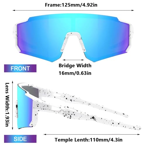 tumwick Baseball Sunglasses for boys girls,Kids Sunglasses Polarized,running golf cycling Glasses