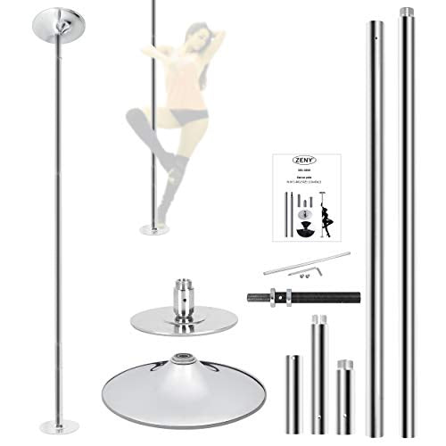 Professional Portable Dancing Pole Spinning Static Dance Pole Removable 45mm Dance Pole Kit for Home Exercise Gym Club Par...