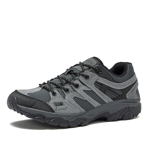 HI-TEC Ridge Low Waterproof Hiking Shoes for Men, Lightweight Breathable Outdoor Trekking and Trail Sneakers, Sizes 7 to 1...