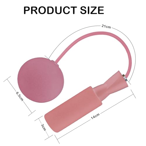 iRboWou Jump Rope Ropeless Skipping Rope for Fitness Training Exercise, Adjustable Weighted Cordless Jump Rope for Men Wom...
