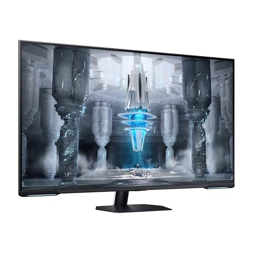 SAMSUNG 43" Odyssey Neo G7 Series 4K UHD Smart Gaming Monitor, 144Hz, 1ms, VESA Display HDR600, Quantum Matrix Technology, AMD FreeSync Premium Pro, LS43CG702NNXZA, Black