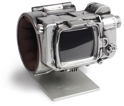 Fallout from The Wand Company: Pip-Boy Life Size Wearable Cosplay die-cast Replica. Memory Foam Cuff, LCD Screen, FM Radi...
