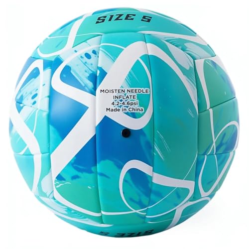 WITUXU Official Size 5 Volleyball, Soft Touch Waterproof PU Leather Cover & Reinforced Rubber Bladder - for Indoor, Outdoo...