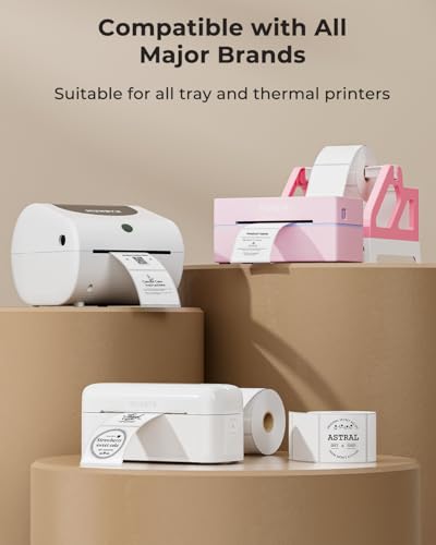 MUNBYN 2 Inch Circle Thermal Sticker Labels, Self-Adhesive Round Direct Thermal Labels for Business, 750 Sheets/1 Roll