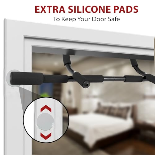 Ben Din Pull Up Bar for Doorway | Sturdy Steel Upper Body Fitness Workout Bar | Strength Training Pull-up Bar | Quick Inst...