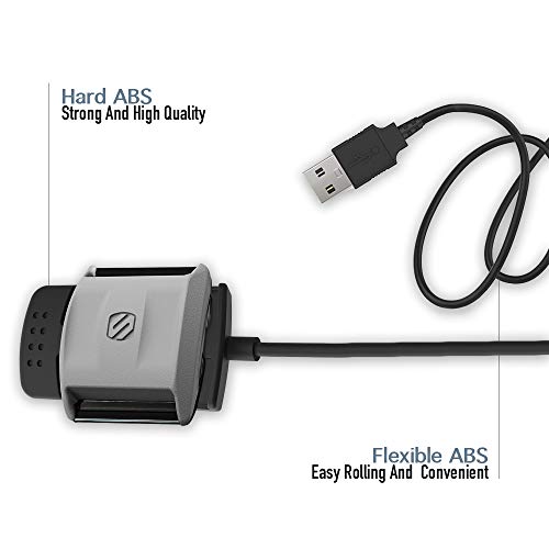 Scosche Rhythm+ Replacement Charger Dock, KELIFANG Replacement USB Charging Cradle Cable 1M Compatible with Scosche Rhythm...