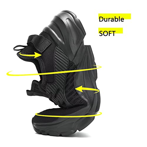 Srenket Men's Running Shoes, Non Slip, Breathable, Lightweight Fashion Sneakers, Slip Resistant Athletic Sports Walking Gy...